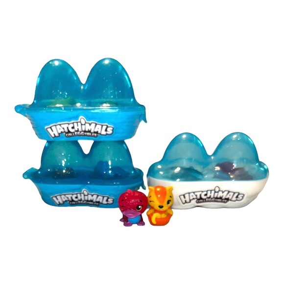 Lot of 8 Hatchimals Mini Colleggtibles Assorted Figures Mixed Toys 3 Cartons - Picture 8 of 8